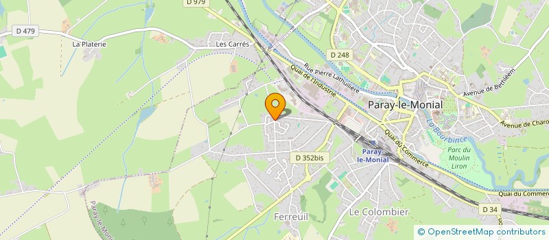 localisation de l'entreprise PARAY AUTO CASSE  PARAY-LE-MONIAL