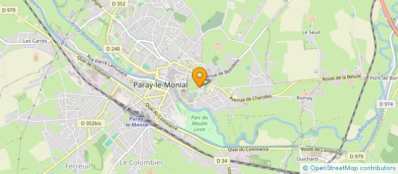 localisation de l'entreprise PARAY CONSEILS  PARAY-LE-MONIAL