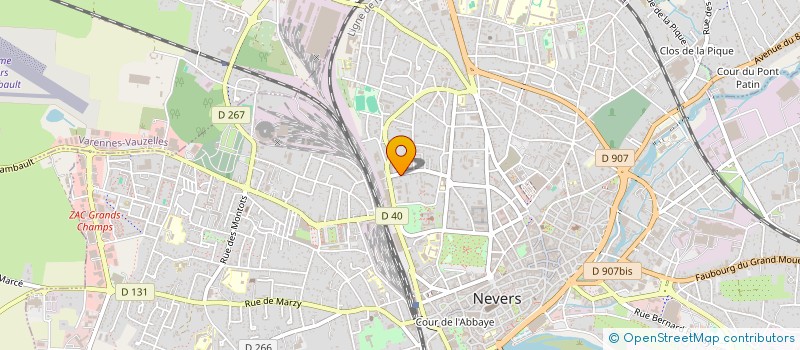 localisation de l'entreprise PARAY MEDIC à NEVERS
