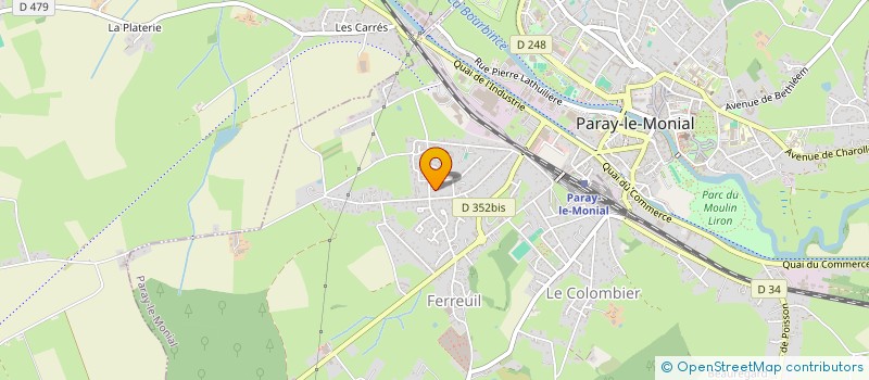 localisation de l'entreprise PARAY'SCALADE  PARAY-LE-MONIAL