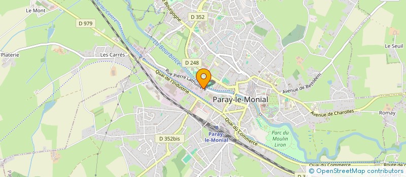 localisation de l'entreprise PARAY VIANDES à PARAY-LE-MONIAL