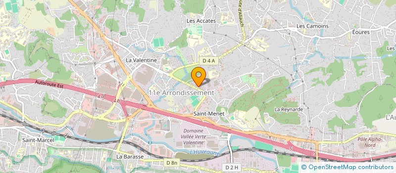 localisation de l'entreprise PARBRAND à MARSEILLE 11