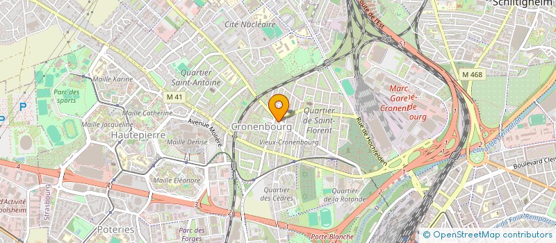 localisation de l'entreprise PARC  STRASBOURG