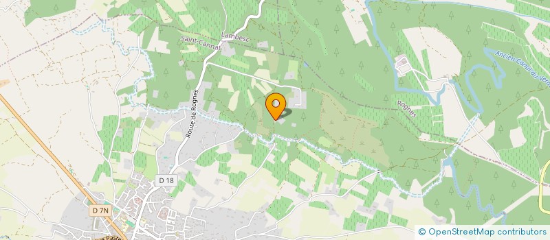 localisation de l'entreprise PARC AGRIVOLTAIQUE DE GRAND CHAMPS  SAINT-CANNAT