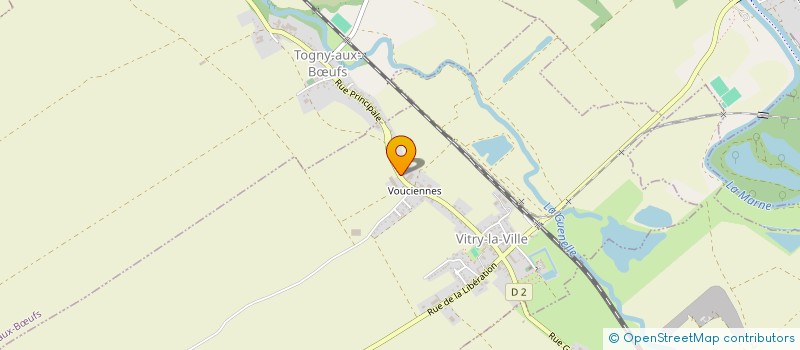 localisation de l'entreprise PARC AGRIVOLTAIQUE DES OUVROTTES  VITRY-LA-VILLE
