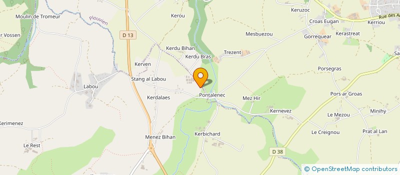 localisation de l'entreprise PARC AR FEUNTEUN à BOURG-BLANC