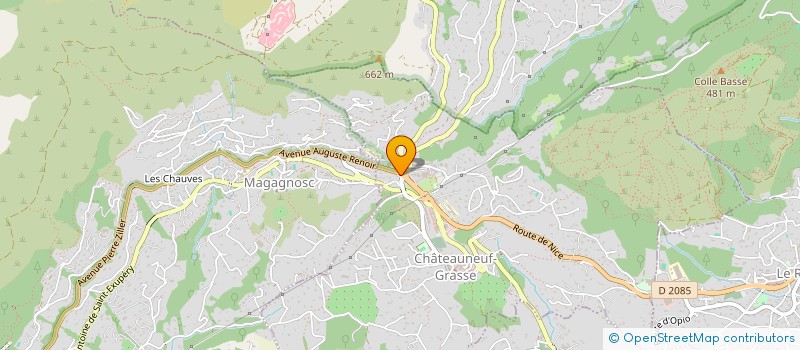 localisation de l'entreprise PARC AUTO COMPAGNIE TRANSIT  CHATEAUNEUF-GRASSE