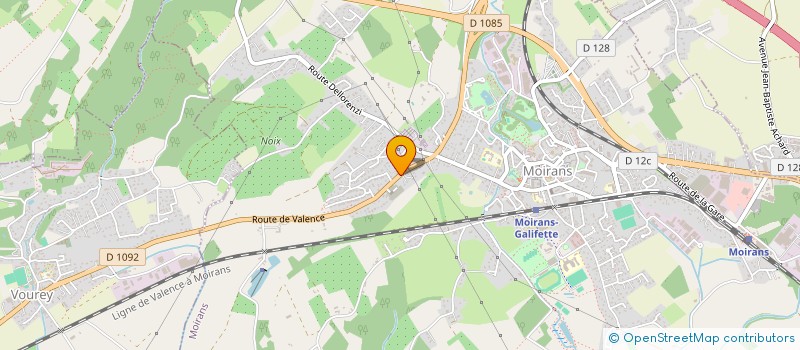 localisation de l'entreprise PARC AVENTURE OISANS  MOIRANS