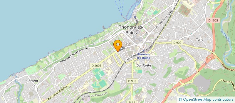 localisation de l'entreprise PARC AVENUE 26B à THONON-LES-BAINS
