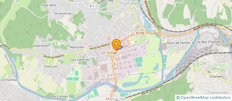 localisation de l'entreprise PARC AVENUE à MARSAC-SUR-L'ISLE
