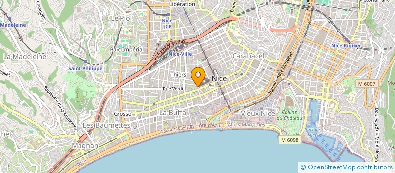 localisation de l'entreprise PARC BEL AZUR à NICE