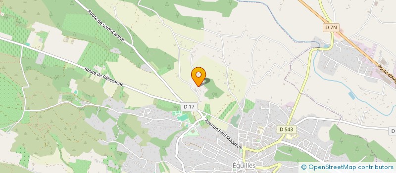 localisation de l'entreprise PARC CILYAN  EGUILLES