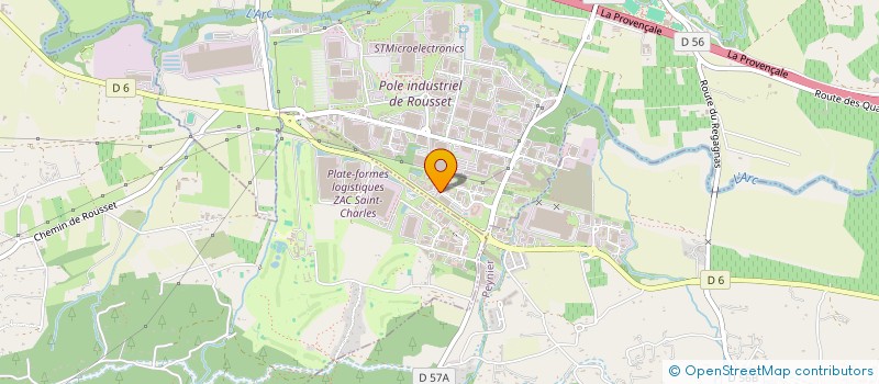 localisation de l'entreprise PARC CLUB SAINTE VICTOIRE  ROUSSET