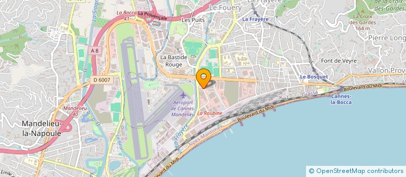 localisation de l'entreprise PARC CROISETTE à CANNES