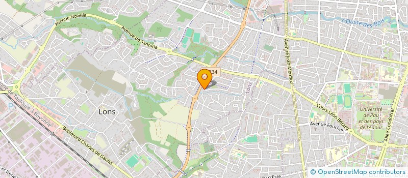 localisation de l'entreprise PARC D'HIVER à LONS