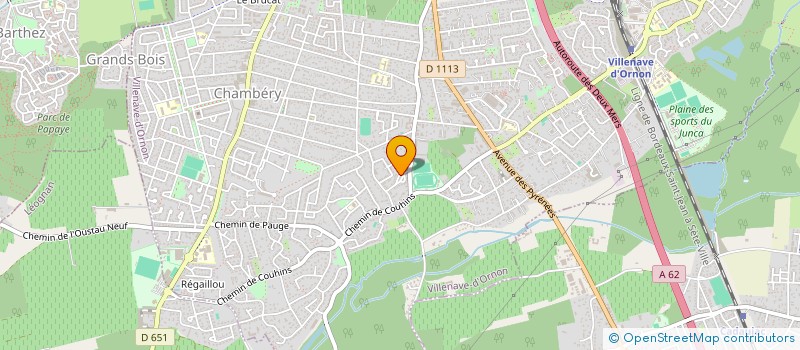 localisation de l'entreprise PARC D ORNON INVESTISSEMENT  VILLENAVE-D'ORNON