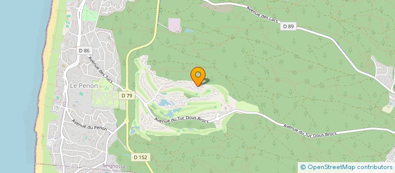 localisation de l'entreprise PARC DE BEL HERBE  SEIGNOSSE