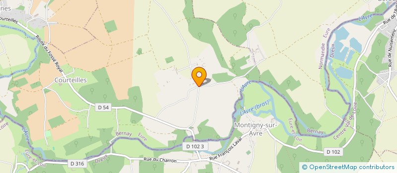 localisation de l'entreprise PARC DE COURTEILLES  COURTEILLES