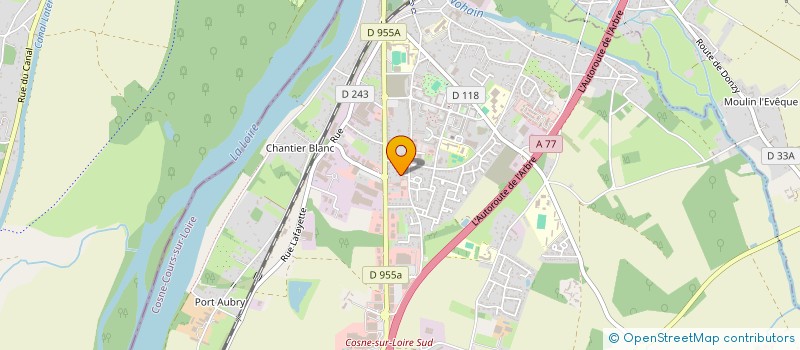 localisation de l'entreprise PARC DE LA LOIRE à COSNE-COURS-SUR-LOIRE