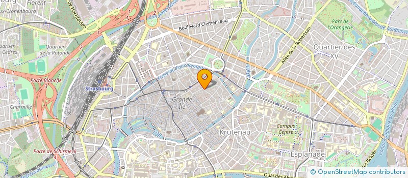 localisation de l'entreprise PARC DE LA MUSAU  STRASBOURG