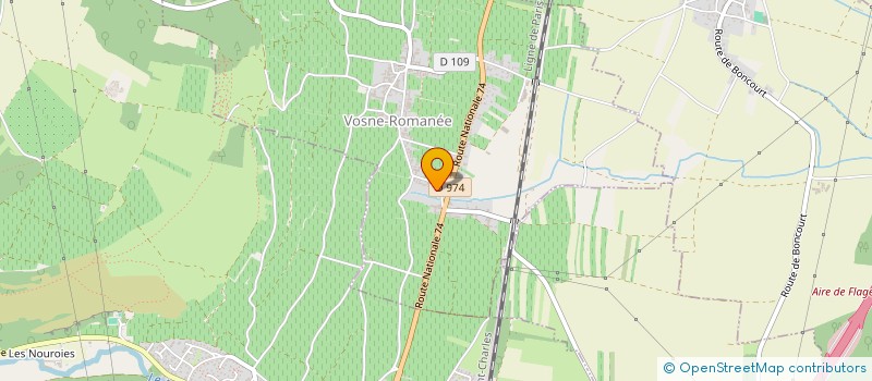 localisation de l'entreprise PARC DE LOISIRS DE NUITS  VOSNE-ROMANEE