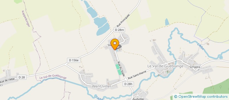 localisation de l'entreprise PARC DE LOISIRS LES MARINIERS à LE VAL-DE-GUEBLANGE