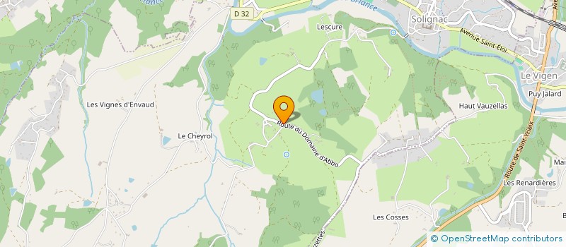 localisation de l'entreprise PARC DU REYNOU  LE VIGEN