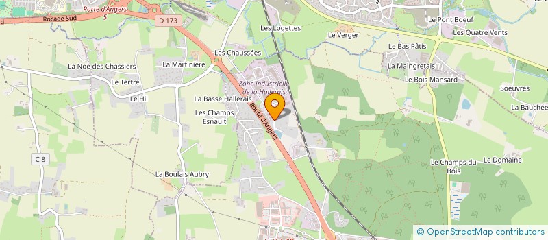 localisation de l'entreprise PARC EOLIEN BITERNE SUD  SAINT-JACQUES-DE-LA-LANDE