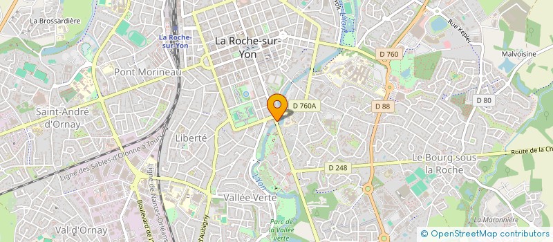 localisation de l'entreprise PARC EOLIEN DE LA PLAINE DE LA MINEE  LA ROCHE-SUR-YON