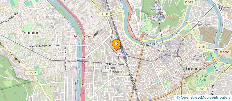 localisation de l'entreprise PARC EOLIEN DE LAVACQUERIE à GRENOBLE