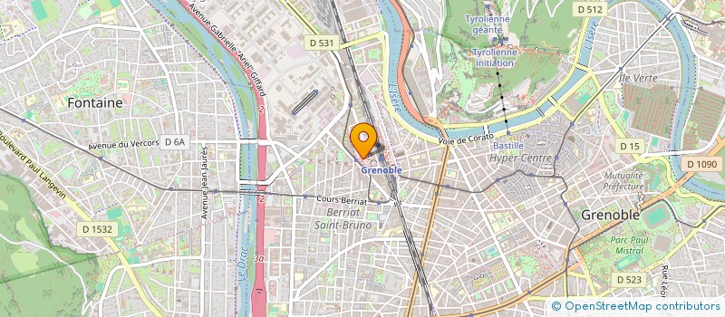 localisation de l'entreprise PARC EOLIEN DE LONGUENEE  GRENOBLE