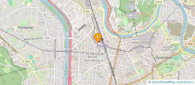 localisation de l'entreprise PARC EOLIEN DE MONTELU  GRENOBLE