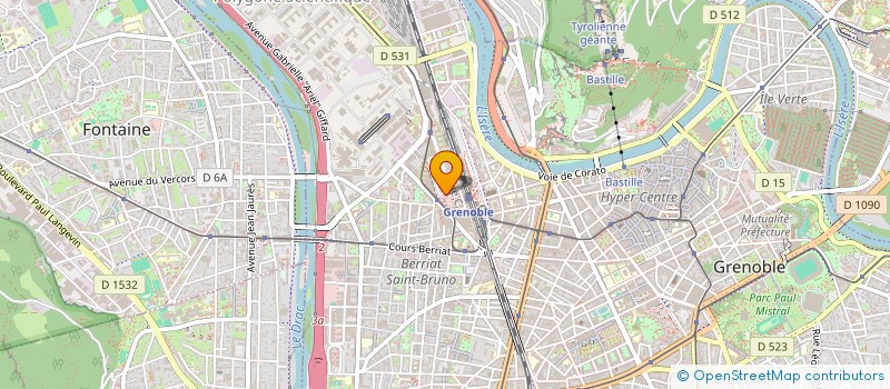 localisation de l'entreprise PARC EOLIEN DE MOULIHERNE  GRENOBLE