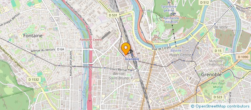 localisation de l'entreprise PARC EOLIEN DE RIVESALTES  GRENOBLE