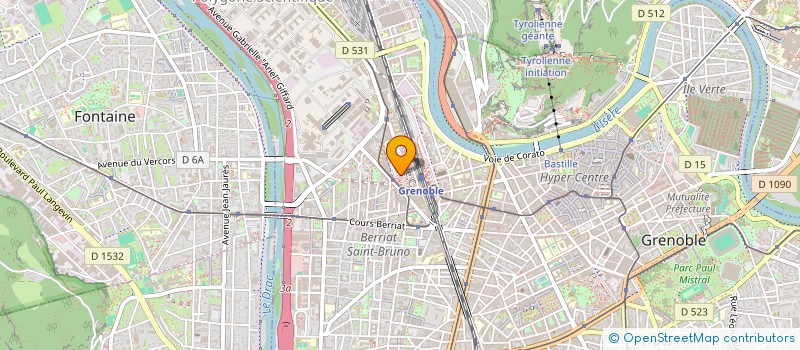 localisation de l'entreprise PARC EOLIEN DE SAINT MAURICE DES LIONS  GRENOBLE