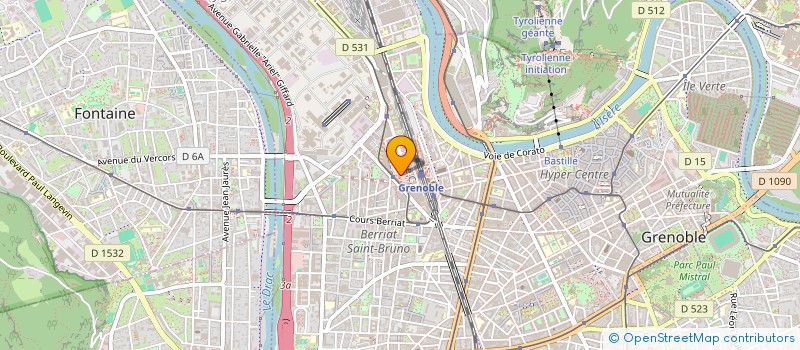 localisation de l'entreprise PARC EOLIEN DES GASSOUILLIS  GRENOBLE