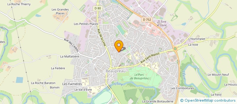 localisation de l'entreprise PARC EOLIEN DES GRANDS FRESNES  BEAUPREAU-EN-MAUGES