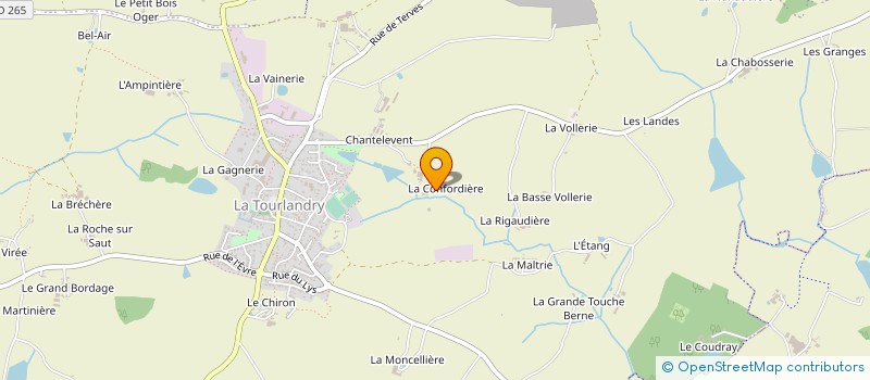 localisation de l'entreprise PARC EOLIEN DES VERGERS, PAR ABREVIATION P.E.V. à SEGRE-EN-ANJOU BLEU