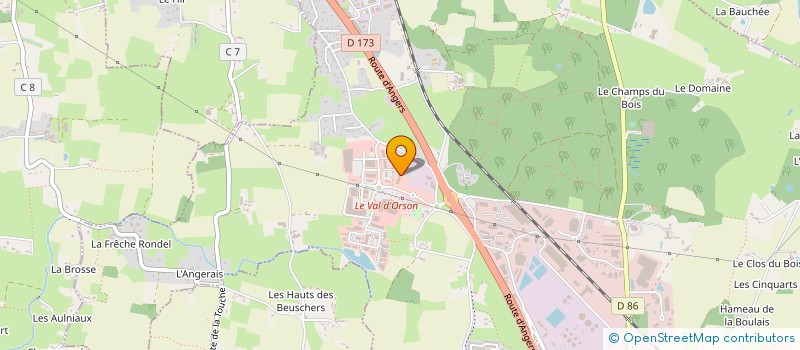 localisation de l'entreprise PARC EOLIEN LE MENEC  FUVEAU