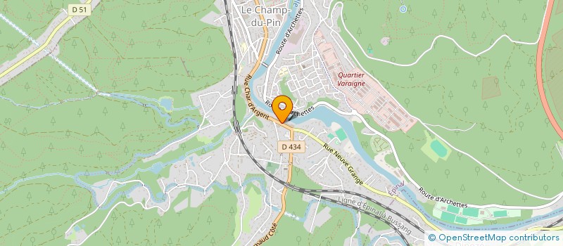 localisation de l'entreprise PARC EOLIEN ST. CARADEC  EPINAL