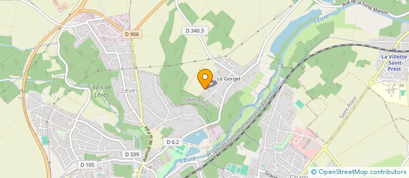 localisation de l'entreprise PARC ESPACE CHARTRES à SAINT-PREST