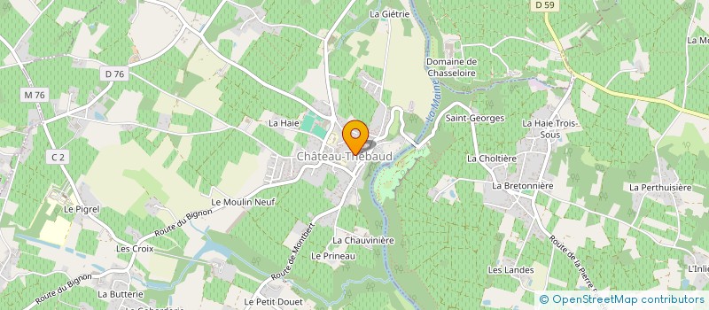 localisation de l'entreprise PARC ET JARDINS DU HALLAY à HAIE-FOUASSIERE (LA)