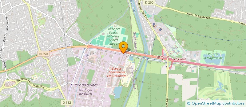 localisation de l'entreprise PARC EXPOSITIONS BASSIN ARCACHON  LA TESTE-DE-BUCH