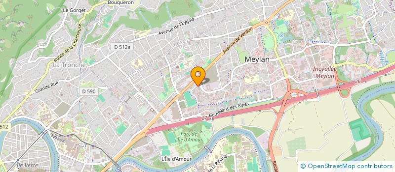 localisation de l'entreprise PARC HORIZON à MEYLAN