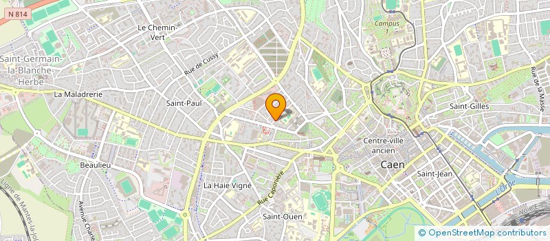 localisation de l'entreprise PARC HOTELIER CVLV  SAINT-CONTEST