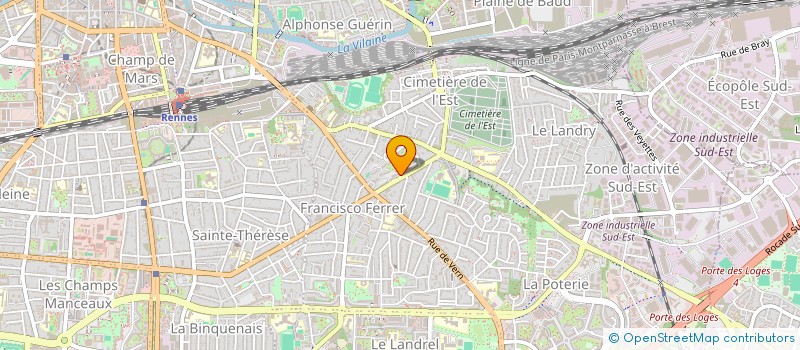 localisation de l'entreprise PARC LEON BOURGEOIS  RENNES