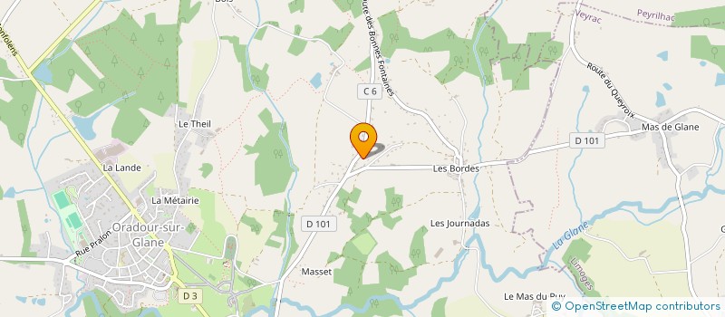 localisation de l'entreprise PARC LOC SERVICES à ORADOUR-SUR-GLANE