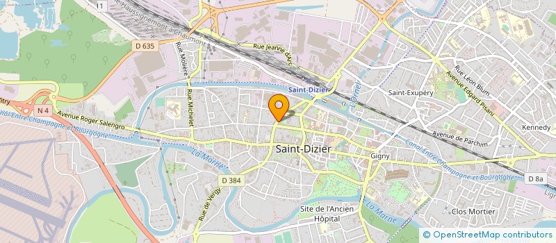 localisation de l'entreprise PARC LOCATIF 2 ROUES NORD HAUTE MARNE à SAINT-DIZIER