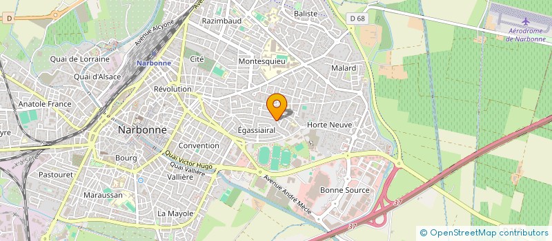 localisation de l'entreprise PARC MEDICAL HIPPOCRATE à NARBONNE