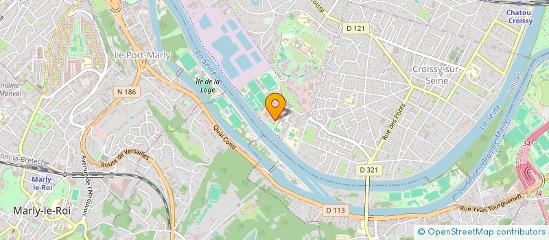 localisation de l'entreprise PARC MONET  CROISSY-SUR-SEINE